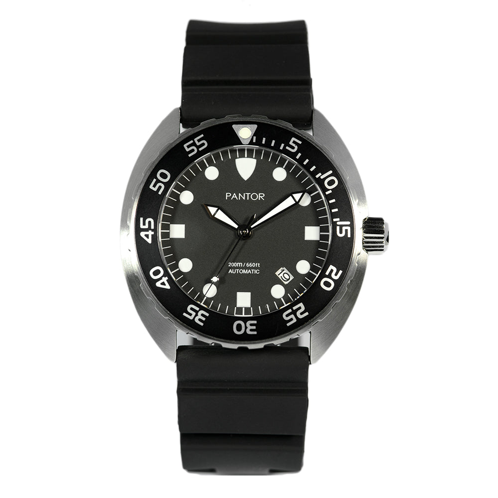 Pantor Nautilus Automatic Divers Watch Black 200M