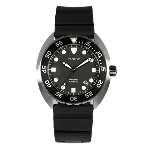 Pantor Nautilus Automatic Divers Watch Black 200M