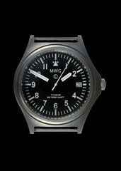 MWC 45th Anniversary Limited Edition Titanium Military Watch -300m Water with Luminova and Sapphire Crystal