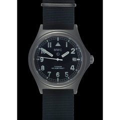 MWC Titanium General Service Watch, 300m Water Resistant, 10 Year Battery Life, Luminova, Sapphire Crystal and 12 Dial Format (Date or No Date)