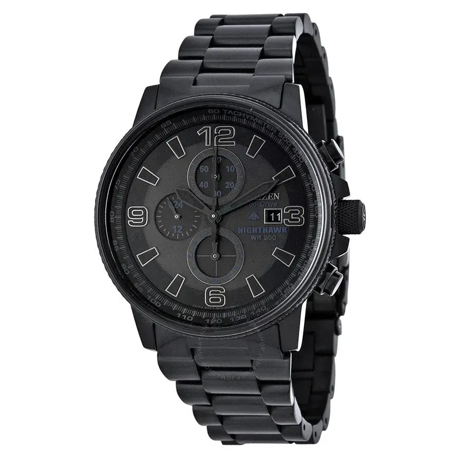 Citizen Eco-Drive Nighthawk Chronograph Watch - CA0295-58E