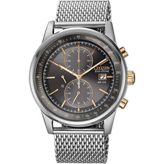 Citizen Eco-Drive Mesh Bracelet Chronograph - CA0336-52H