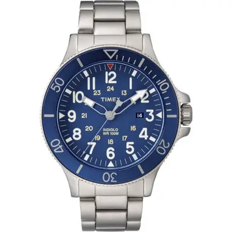 Timex Allied Coastline Watch with Leather Strap - TW2R46000