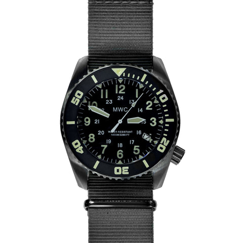 MWC Depthmaster 1000m Automatic Divers Watch in Stainless Steel with Helium Valve 12/24