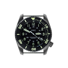 MWC Depthmaster 1000m Quartz Divers Watch in Stainless Steel with Helium Valve 12/24