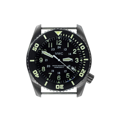 MWC Depthmaster 1000m Automatic Divers Watch in Stainless Steel with Helium Valve 12/24