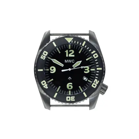 MWC Depthmaster 1000m Quartz Divers Watch in Stainless Steel with Helium Valve