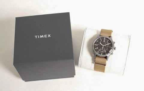 Timex MKI Aluminium Chronograph Watch with Nylon Strap - TW2T10700