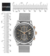 Citizen Eco-Drive Mesh Bracelet Chronograph - CA0336-52H