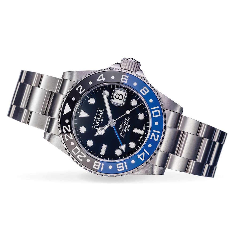 Davosa Ternos Automatic Professional TT GMT Stainless Steel Watch - 16157145