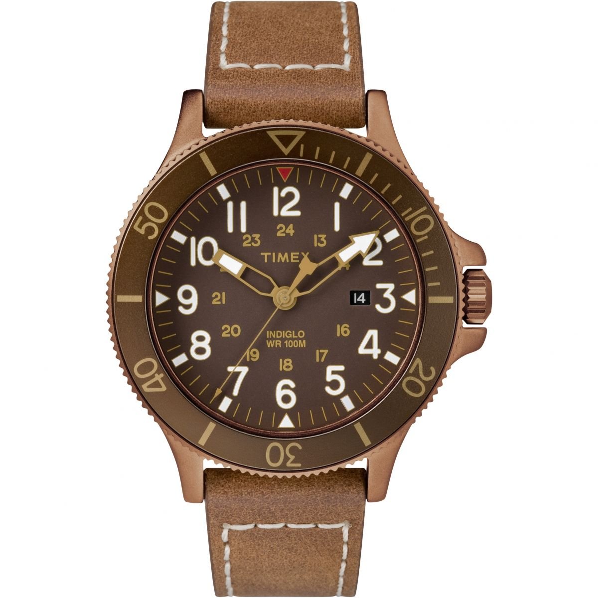 Timex Allied Coastline Watch with Leather Strap - TW2R45700D7PF