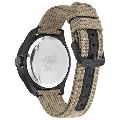 Citizen Solar Powered Watch with Textile Strap - BU2055-08X