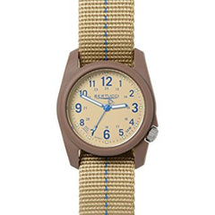 Bertucci DX3 Plus Field Resin Watch (Blue Dash-Striped Nylon Strap) 11080