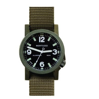 Bertucci A6-A Experior Olive Anodized Aluminium Watch With Nylon Strap 16504