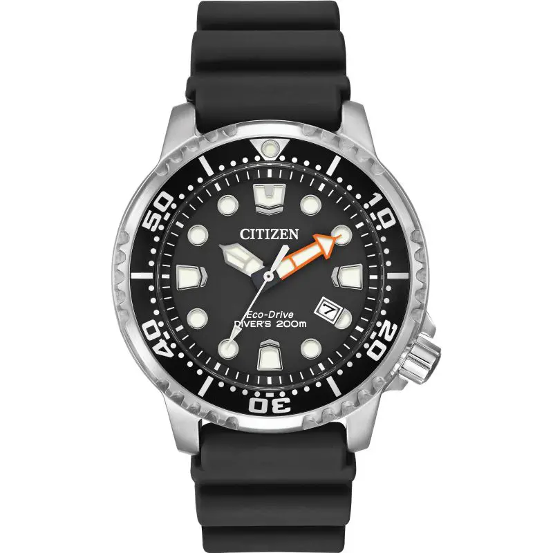 Citizen Promaster Diver Solar Powered Divers Watch with Black Dial - Bn0150-28E