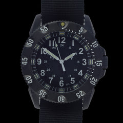 MWC P656 Tactical Series Watch with GTLS Tritium Quartz (Non Date)