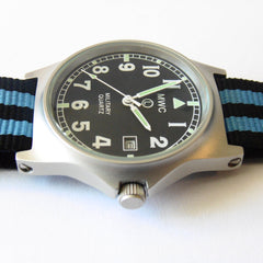 MWC G10 LM Military Watch (Black and Blue Nato Strap) - Watchfinder General - UK suppliers of Russian Vostok Parnis Watches MWC G10
 - 3