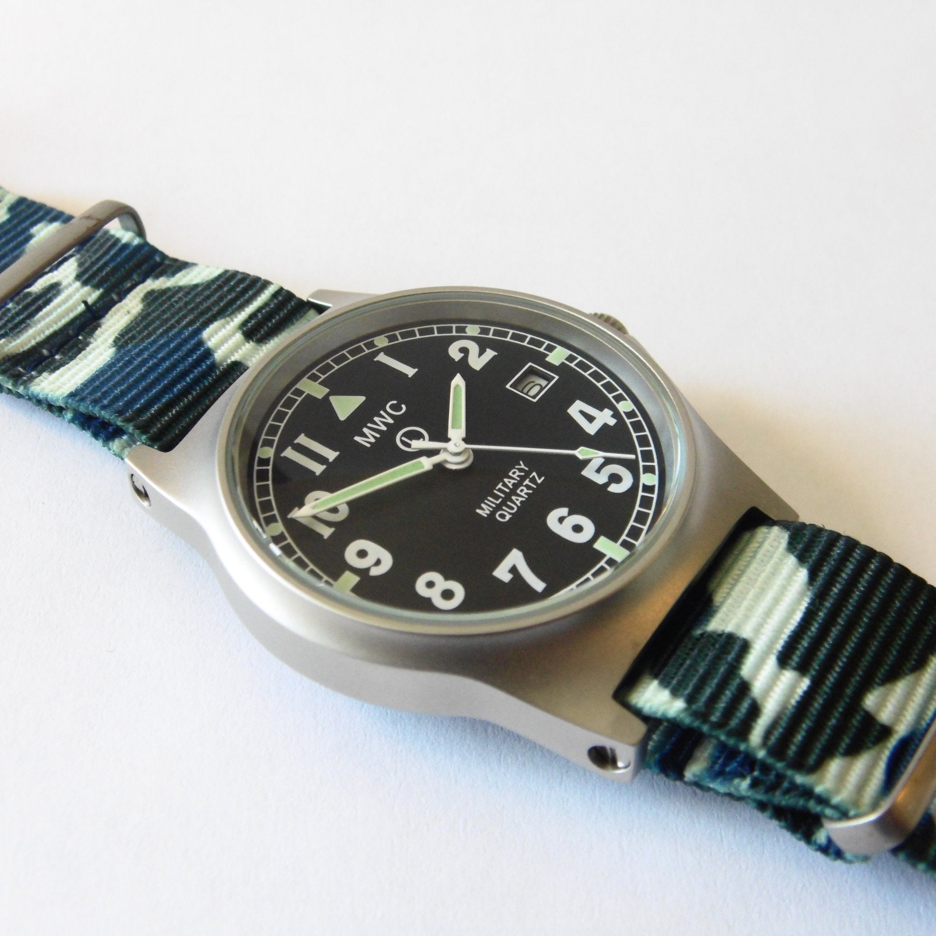MWC G10 LM Military Watch (Camouflage Nato Strap) - Watchfinder General - UK suppliers of Russian Vostok Parnis Watches MWC G10
 - 2