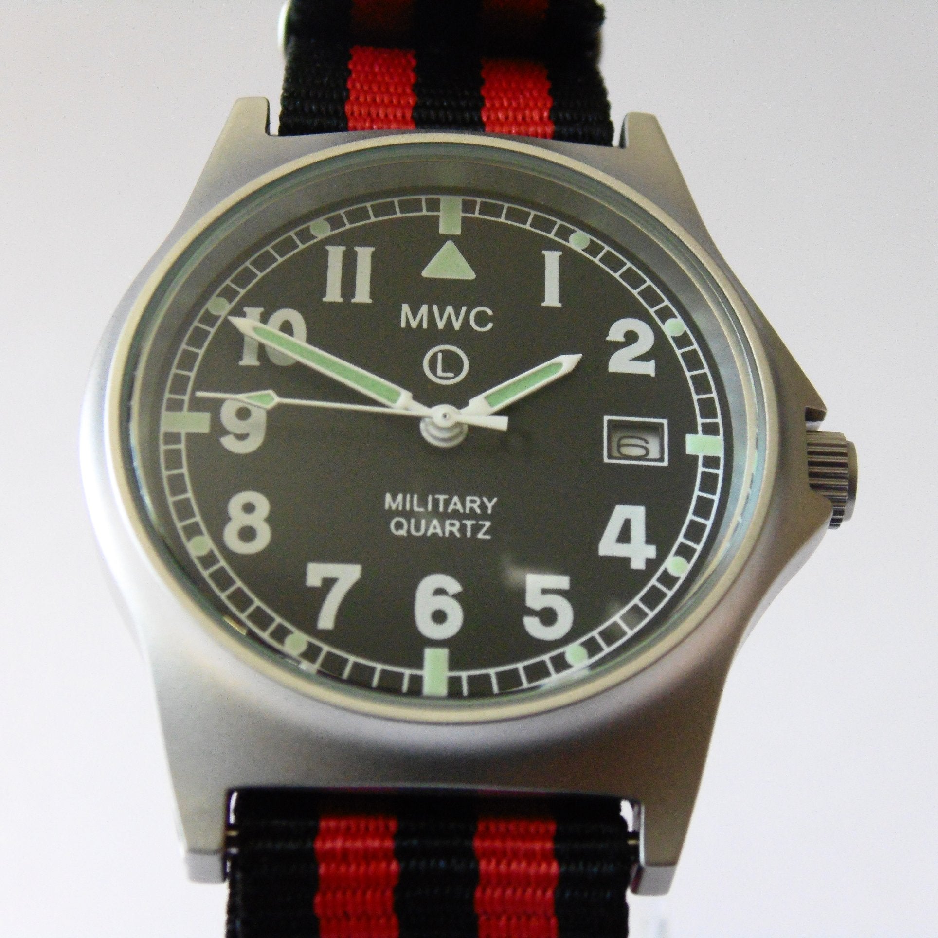 MWC G10 LM Military Watch (Luftwaffe Strap) - Watchfinder General - UK suppliers of Russian Vostok Parnis Watches MWC G10
 - 1