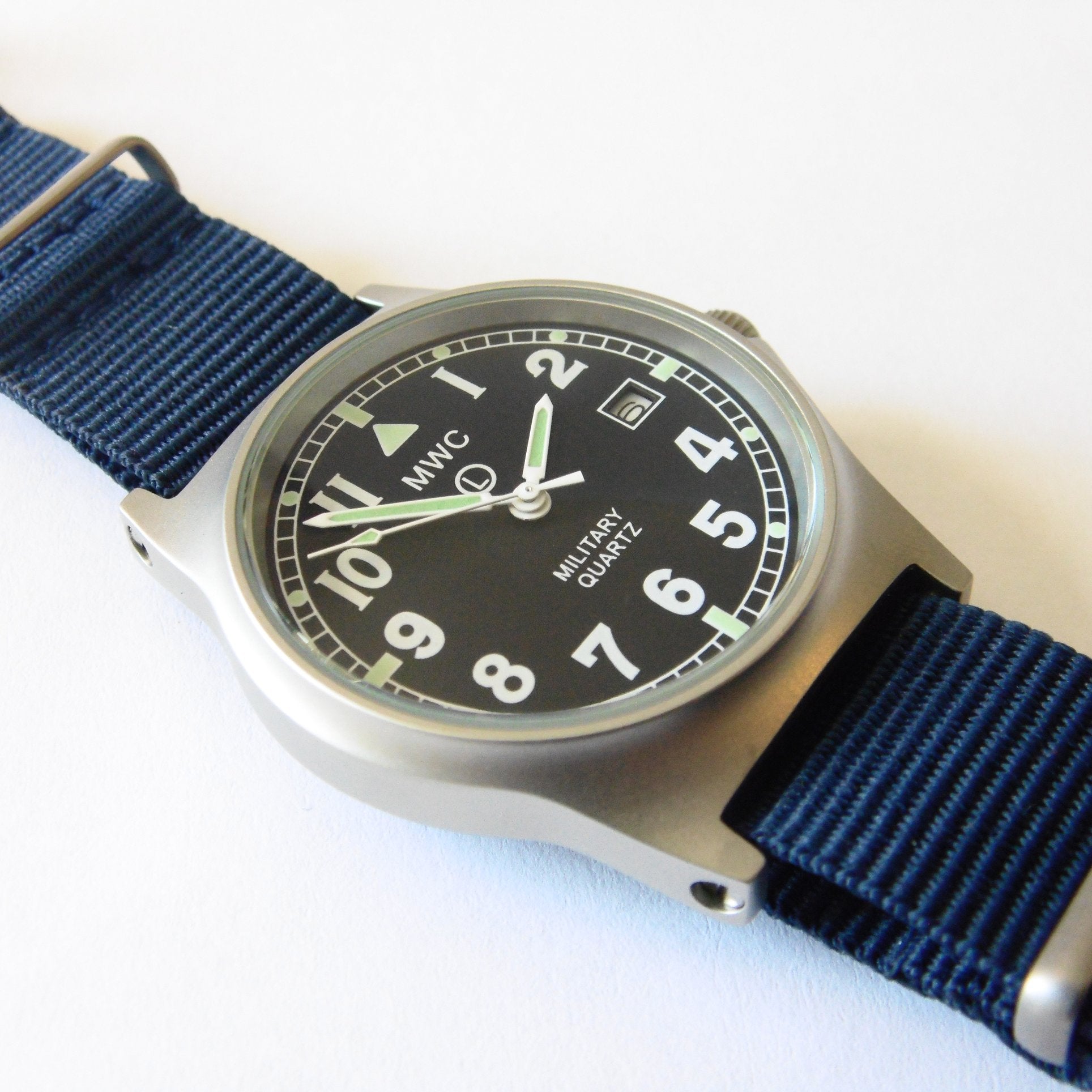 MWC G10 LM Military Watch (Navy Blue Nato Strap) - Watchfinder General - UK suppliers of Russian Vostok Parnis Watches MWC G10
 - 2