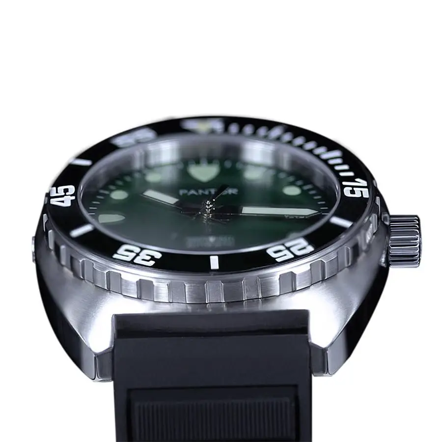 Pantor Sea Lion Automatic Divers Watch Green 300M