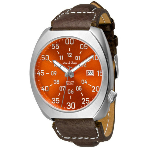 Lew and Huey Spectre Automatic Watch (Fireball Orange)