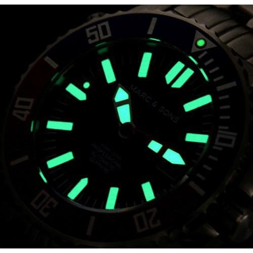 MARC & SONS 300M Professional automatic Diver watch MSD-031 - Watchfinder General - UK suppliers of Russian Vostok Parnis Watches MWC G10
 - 3