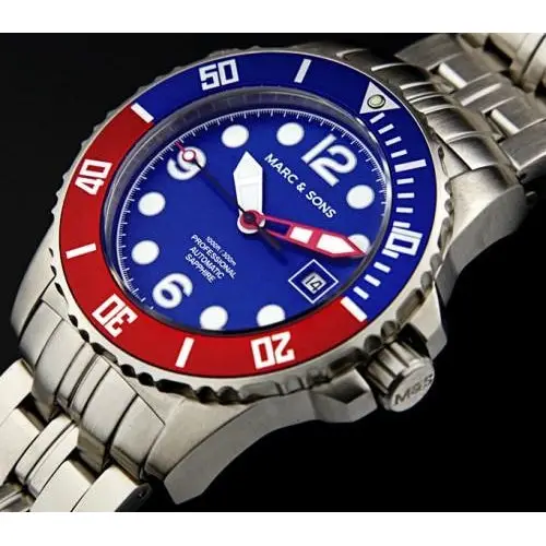 MARC & SONS 300M Professional automatic Diver watch MSD-035 - Watchfinder General - UK suppliers of Russian Vostok Parnis Watches MWC G10
 - 2