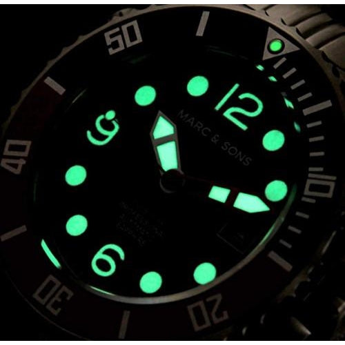 MARC & SONS 300M Professional automatic Diver watch MSD-034 - Watchfinder General - UK suppliers of Russian Vostok Parnis Watches MWC G10
 - 3