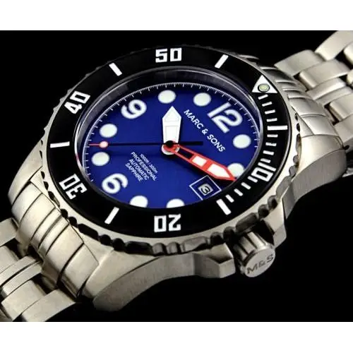 MARC & SONS 300M Professional automatic Diver watch MSD-034 - Watchfinder General - UK suppliers of Russian Vostok Parnis Watches MWC G10
 - 2
