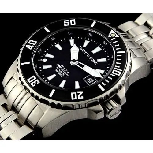 MARC & SONS 300M Professional automatic Diver watch MSD-037 - Watchfinder General - UK suppliers of Russian Vostok Parnis Watches MWC G10
 - 2