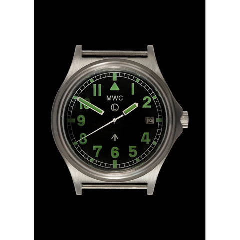 MWC G10 300m / 1000ft Water resistant Limited Edition Brushed Stainless Steel Military Watch with Sapphire Crystal on NATO Strap