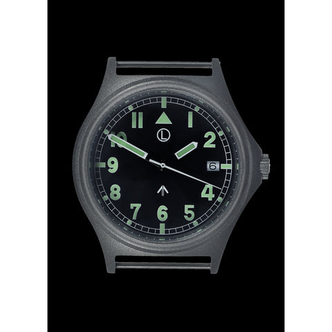 G10 100m Water resistant Military Watch with 12 Hour NATO Pattern Dial in Stainless Steel Case with Screw Crown (Unbranded)