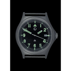 G10 100m Water resistant Military Watch with 12 Hour NATO Pattern Dial in Stainless Steel Case with Screw Crown (Unbranded)