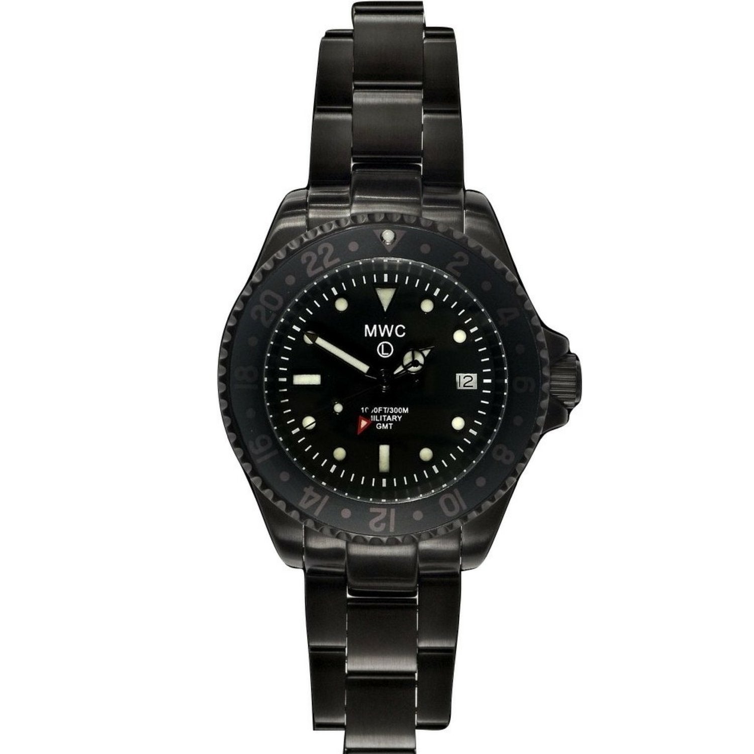 MWC GMT Dual Timezone Military Watch PVD With Bracelet