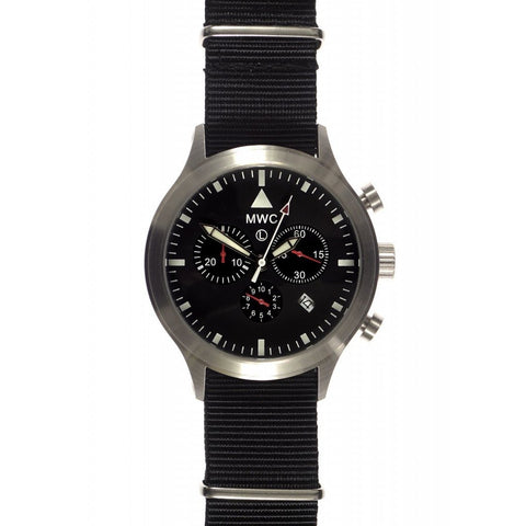 MWC MIL-TEC MKIV Stainless Steel Military Pilots Chronograph - Watchfinder General - UK suppliers of Russian Vostok Parnis Watches MWC G10
 - 1