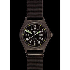 MWC G10BH 12/24 50m Water Resistant Military Watch (Stainless Steel or PVD)