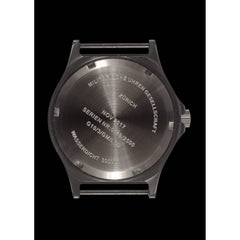 MWC G10 300m / 1000ft Water resistant Limited Edition Military Watch in Brushed Gunmetal Finish with Sapphire Crystal on NATO Strap