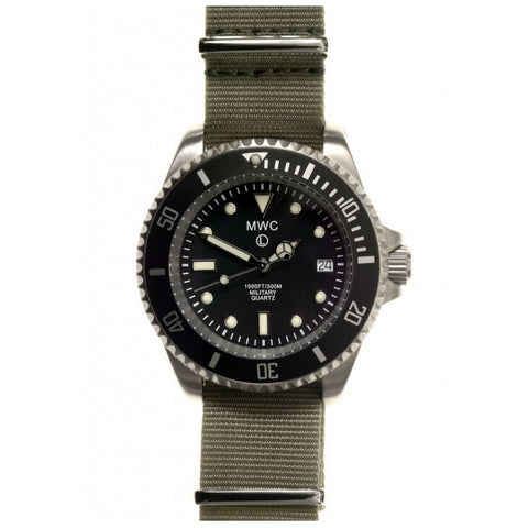 MWC Quartz 300m Stainless Steel Submariner