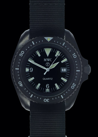 MWC 1999-2001 Pattern Quartz Military Divers Watch on Black NATO Strap / Brand New & Unissued