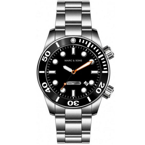 MARC & SONS 1000M Professional automatic Diver watch MSD-026