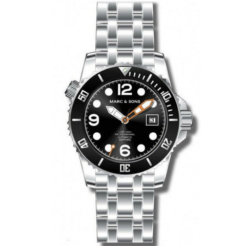 MARC & SONS 300M Professional automatic Diver watch MSD-033
