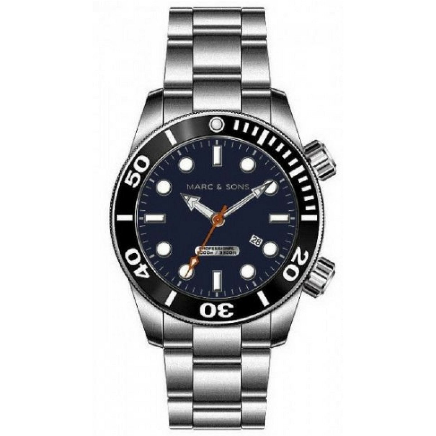 MARC & SONS 1000M Professional Automatic Divers Watch MSD-043