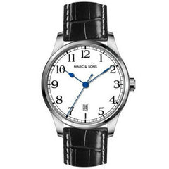 MARC & SONS Marine Automatic Watch Date (White Dial) MSM-006
