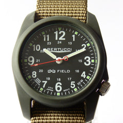 Bertucci DX3 Olive Resin Watch, Coyote Nylon Strap, Black Dial - 11027 - Watchfinder General - UK suppliers of Russian Vostok Parnis Watches MWC G10
 - 3