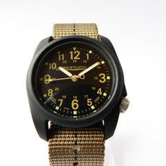 Bertucci DX3 Plus Field Resin Watch (Dash-Striped Desert Nylon Strap) 11041 - Watchfinder General - UK suppliers of Russian Vostok Parnis Watches MWC G10
 - 3