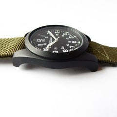 Bertucci A-3P Sportsman Vintage Field Watch - Black Dial 13351 - Watchfinder General - UK suppliers of Russian Vostok Parnis Watches MWC G10
 - 4