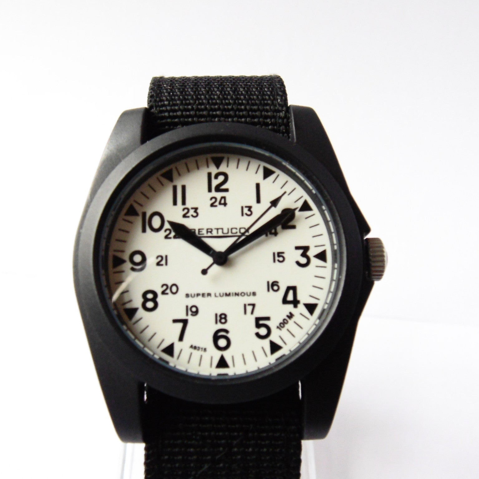 Bertucci A-3P Sportsman Vintage Field Watch - Super Luminous 13355 - Watchfinder General - UK suppliers of Russian Vostok Parnis Watches MWC G10
 - 3