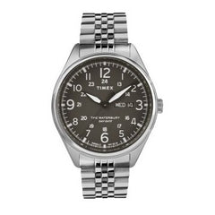 Timex Waterbury Traditional Day Date Stainless Steel Bracelet Watch - TW2R89300D7PF